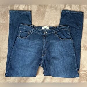 Wrangler Rugged Wear Mens Jeans 38x30 Dark Wash Regular Fit Flex Denim Workwear